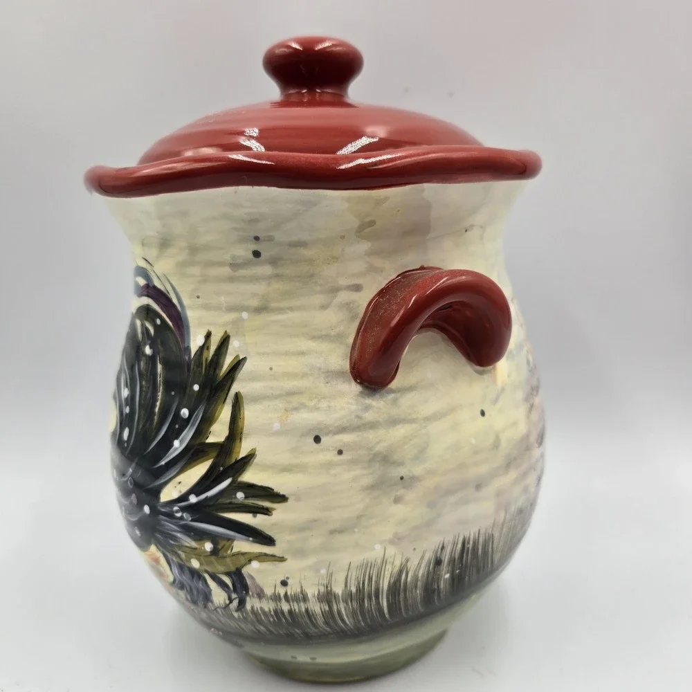 SUSAN WINGET Rooster Canister‎ Cookie Jar 8